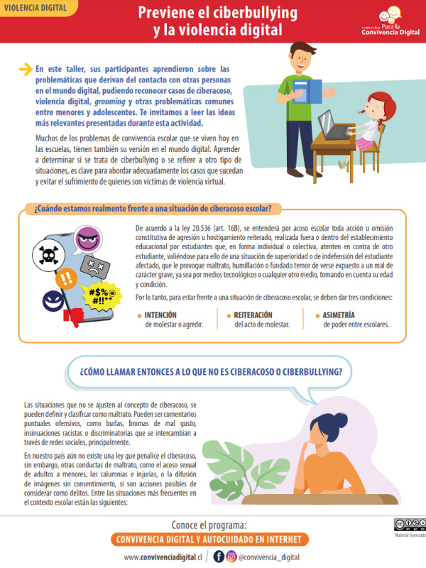 Previene el ciberbullying y la violencia digital